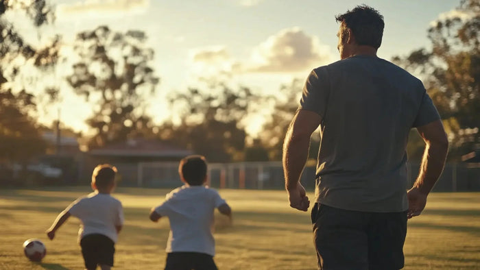 Active Australian Dads: Balancing Work, Life, and Well-being
